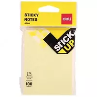 Бумага самоклеющаяся 76×101 лин. (жел) 00452 Deli - по запросу