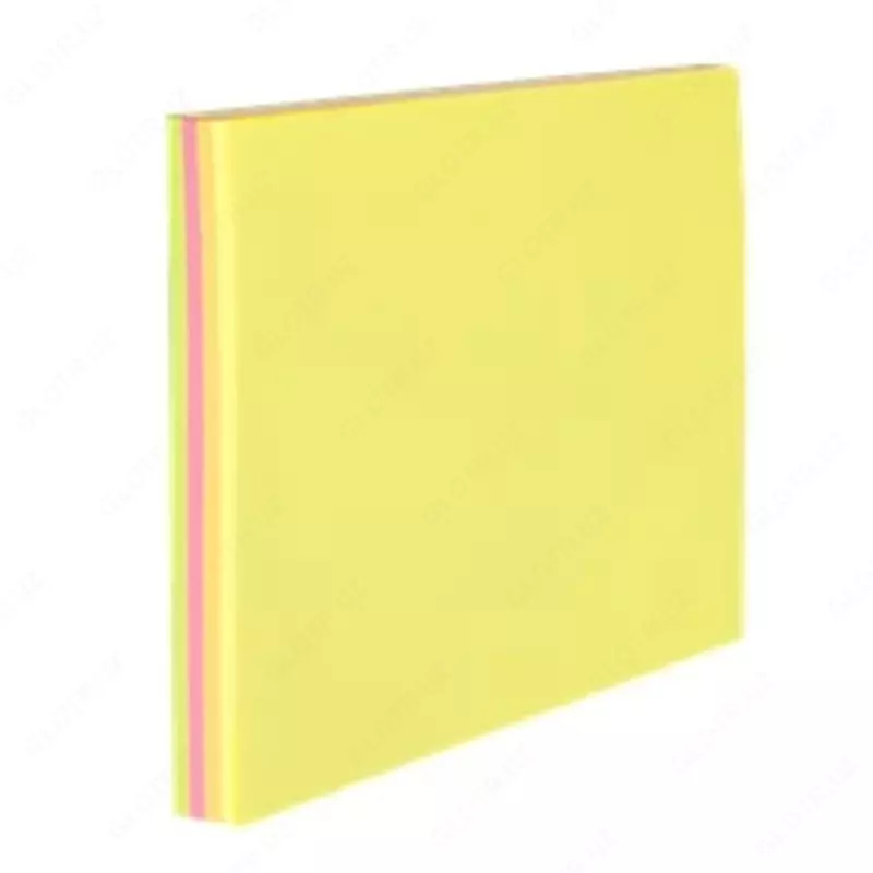 Бумага самоклеющаяся 76×76 (4 цв - неон) 02602 Deli - по запросу