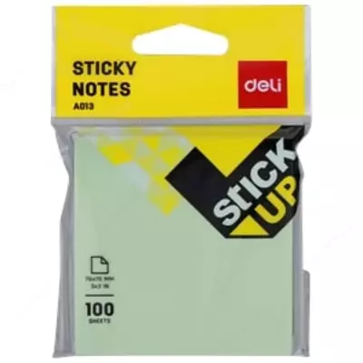 O'z-o'zidan yopishqoq qog'oz 76×76 (rangli) 01302 Deli