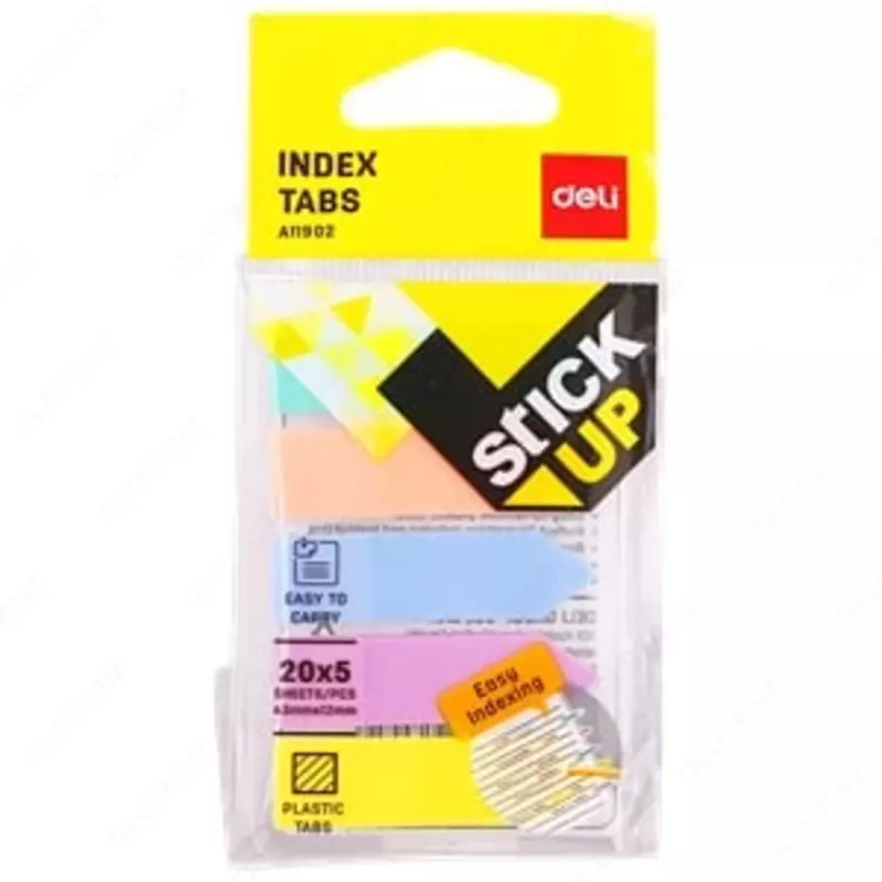 Бумага самоклеющаяся инд. 43*12 стрелка (цв) EA11902 Deli - по запросу