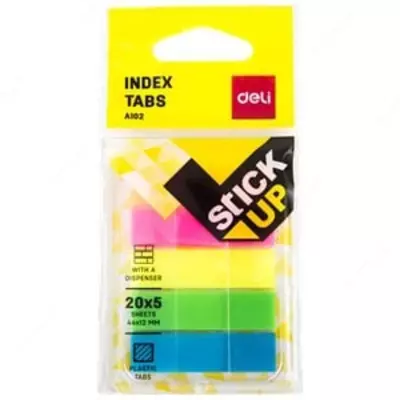 Бумага самоклеющаяся 44х12 (цв) 10202 Deli  в пластик. упаковке - Цена по запросу