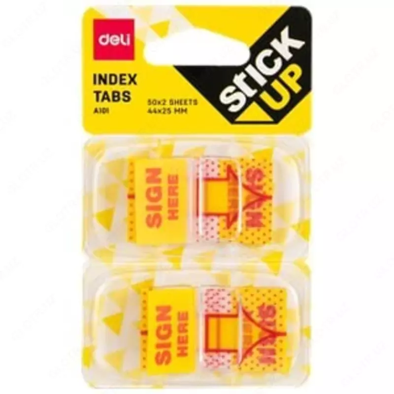 Бумага самоклеющаяся 44х25 Sign (жл) 10101 Deli - по запросу