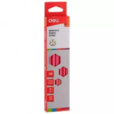 Карандаш 2B 37000 Deli с ластиком Карандаш 2B 37000 Deli с ластиком