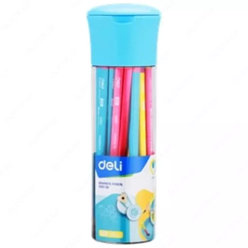 Карандаш 2B 53106/30 туба Deli