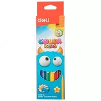 Карандаш цветной 6цв 00660 Deli Jumbo (Color Kids)