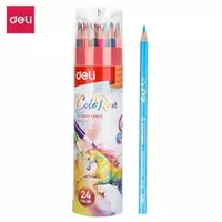 Карандаш цветной 24цв 00327 Deli туба с точилкой (Лошадь new)