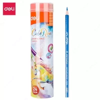 Rangli qalam 24cv 00327 Deli Tuba o'tkirlashtiruvchi bilan (ot yangi)