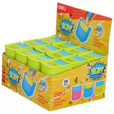 Точилка 00300 Deli POP! 8/12мм с конт. в кор. - Цена по запросу