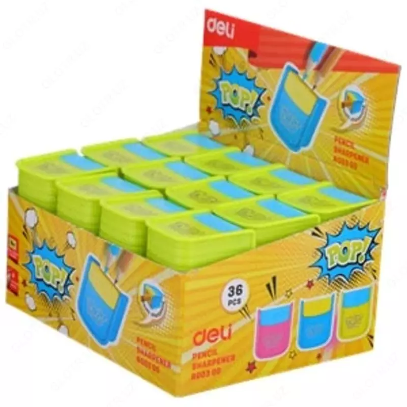 Точилка 00300 Deli POP! 8/12мм с конт. в кор. - по запросу