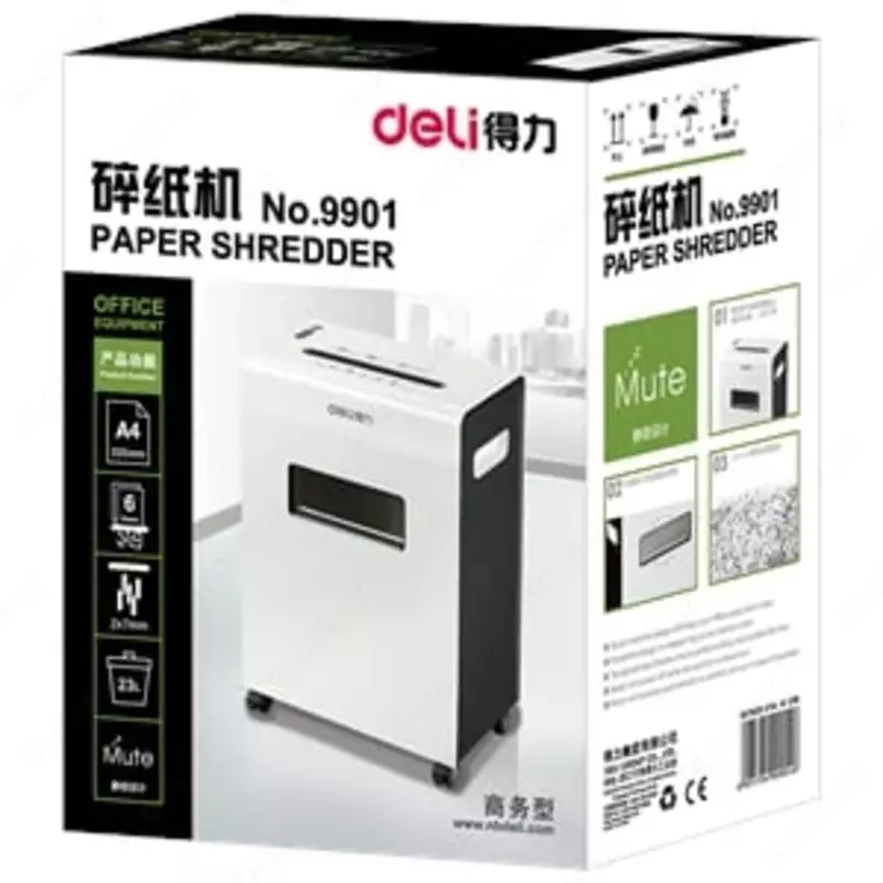 Уничтожитель для бумаги 9901 Deli