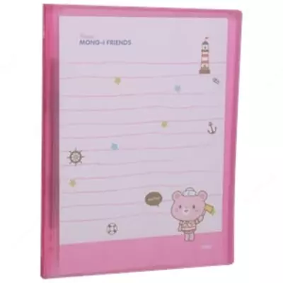 10 ta almashtiriladigan fayllari bo'lgan Aurora papkas (qizil) 02842 Deli