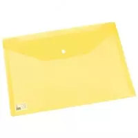 Папка-конверт с кнопкой (жёлтый) 10462 Deli