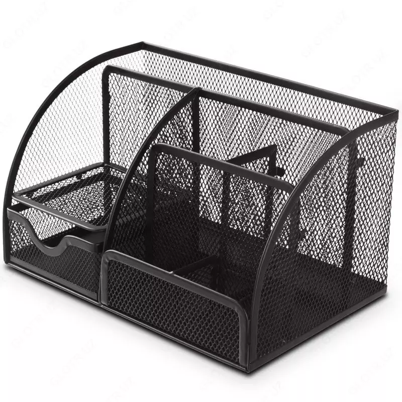 Стакан для ручек квадратный металл. 9200 Deli - по запросу