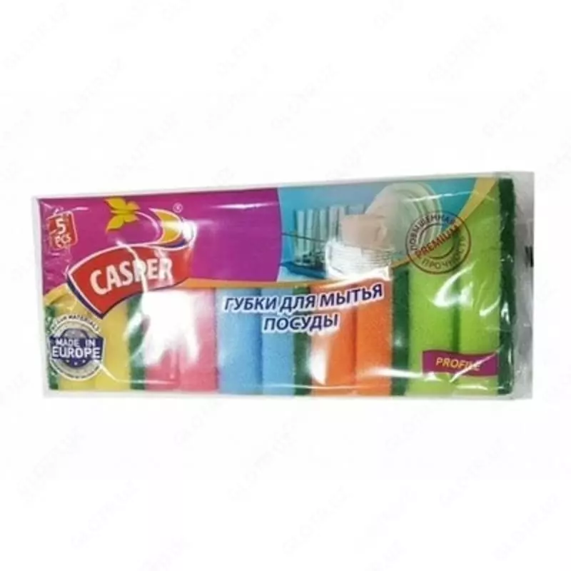 Губки для мытья посуды CASPER (5 шт в упаковке)