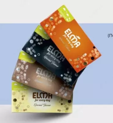 Салфетки в коробке 1/90 Elma