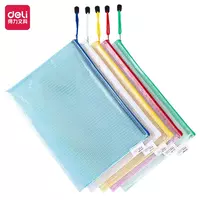 Zip zip papka Deli 63469 A4 PVX 0.23 mm turli xil - по запросу