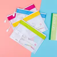 по запросу Папка на молнии ZIP Deli Rio EF45202 A5 ПВХ цвет молнии ассорти сетка