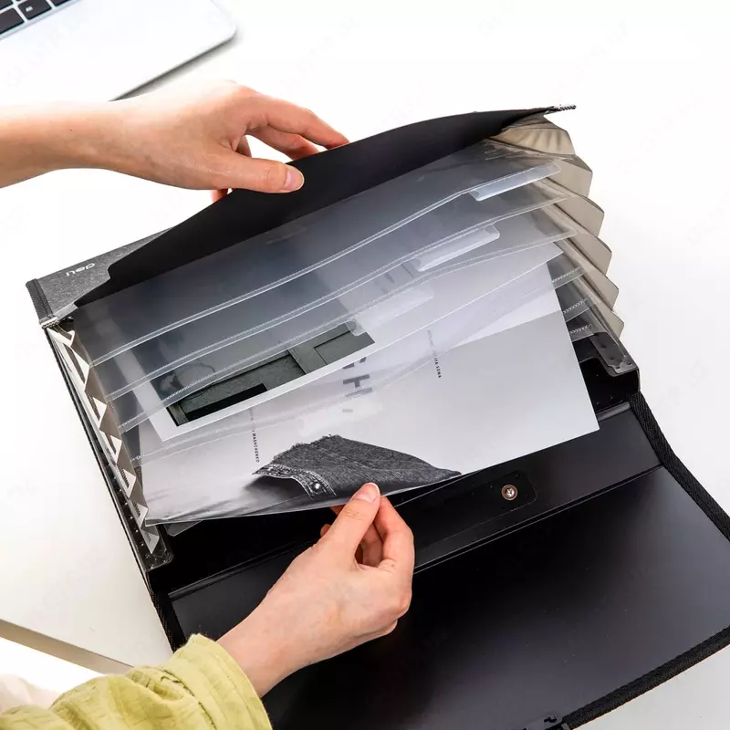 по запросу Портфель Deli E5577 A4 полипропилен черный