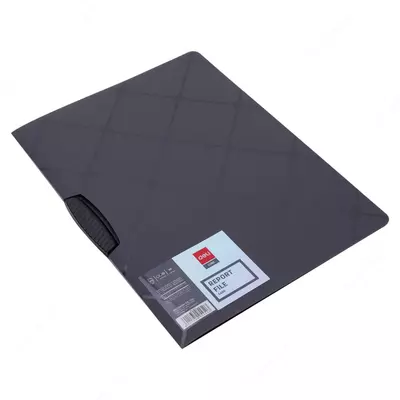 Папка с клипом Deli Cube E5450 A4 полипропилен 0.45мм ассорти