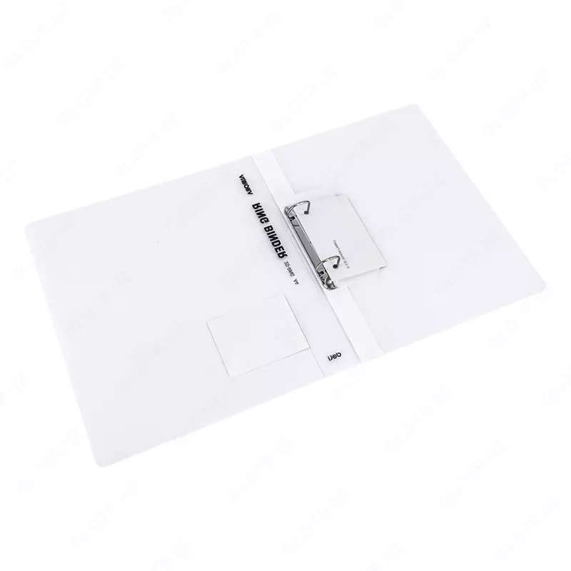 Папка на 2-х D-кольцах Deli E5381 A4 пластик прозрачный - по запросу