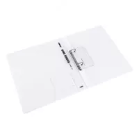 Папка на 2-х D-кольцах Deli E5381 A4 пластик прозрачный - по запросу