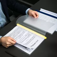 Папка со скрепкошиной Deli 5901 A4 ширина 15мм полипропилен ассорти - по запросу