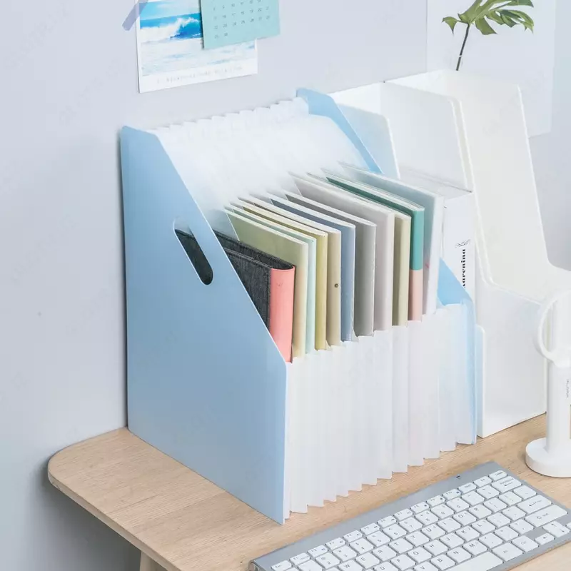 Папка-гармошка вертикальная Deli EB41102 A4 ассорти - по запросу