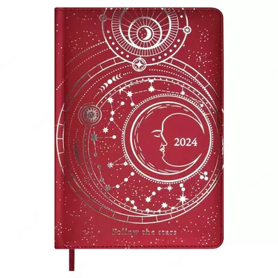 Ежедневник датированный 2024 ESCALADA А6+ (кр)