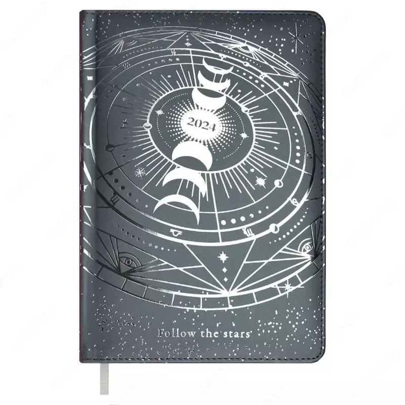 Ежедневник датированный 2024 ESCALADA А6+ (сер)