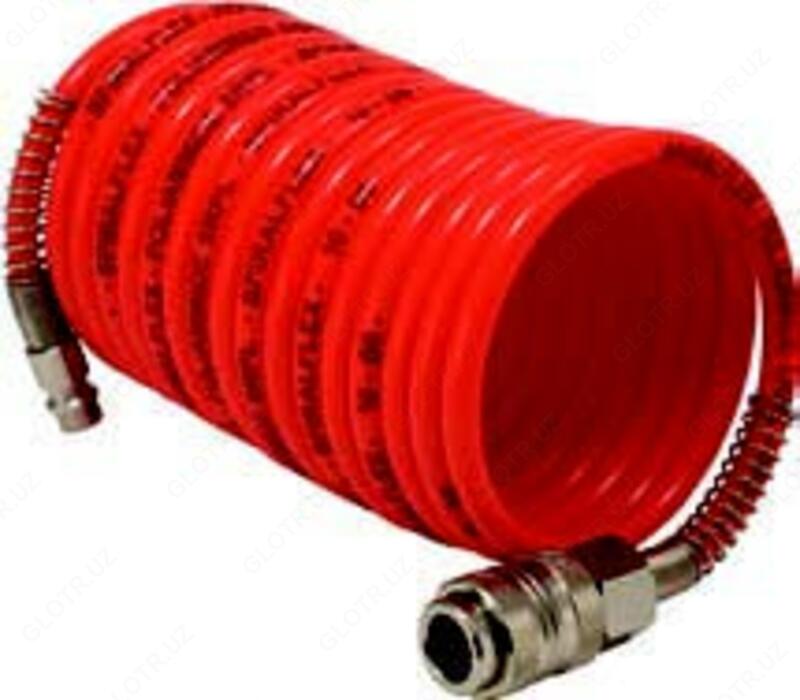 Спиральный шланг OMG для воздушного компрессора 15 м. 25RI 15 6X8 "D" TYPE