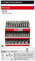 Головки торцевые 1/2" SUPERLOCK KS TOOLS от 8 до 24 мм. - от 37 497 сум