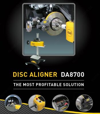 Станок для проточки тормозных дисков без снятия с автомобиля DA8700