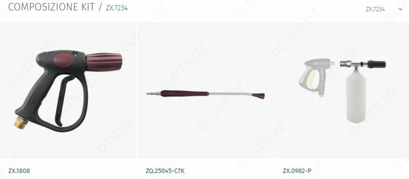 Пенокомплект для мойки Idrobase ZX.7234