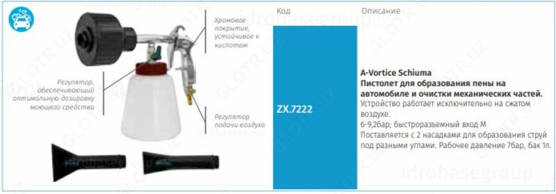 Наконечник для распыления с изменяемым углом распыления