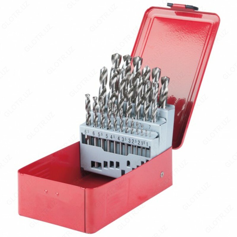 Набор спиральных сверл из стали HSS TiN, 1-13 мм KS Tools - (330.4613)