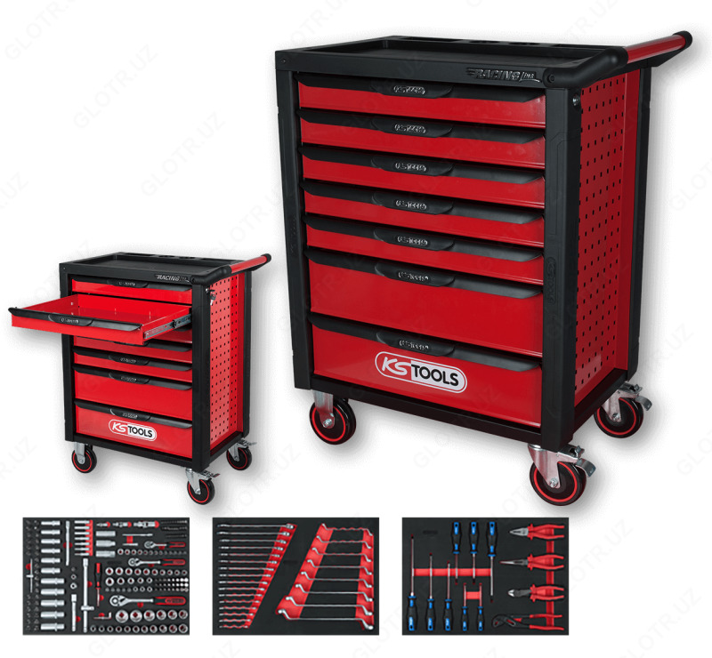 Professional zarba rozetkalari to'plami 1/2 (kalit uchun) KS-Tools