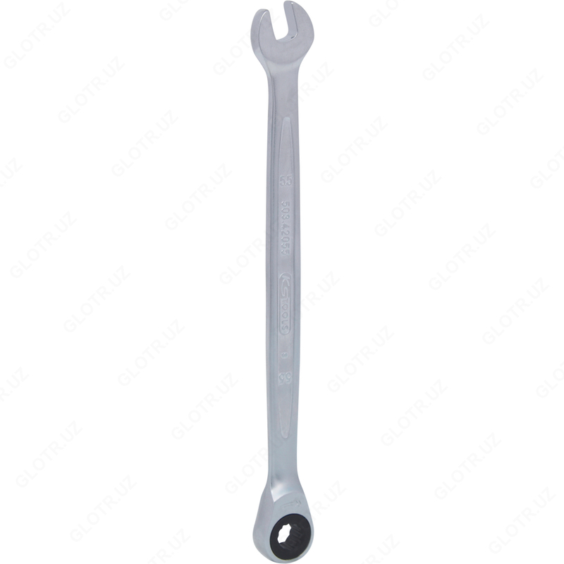 Профессиональный комбинированный ключ KS-Tools с трещоткой Gear+