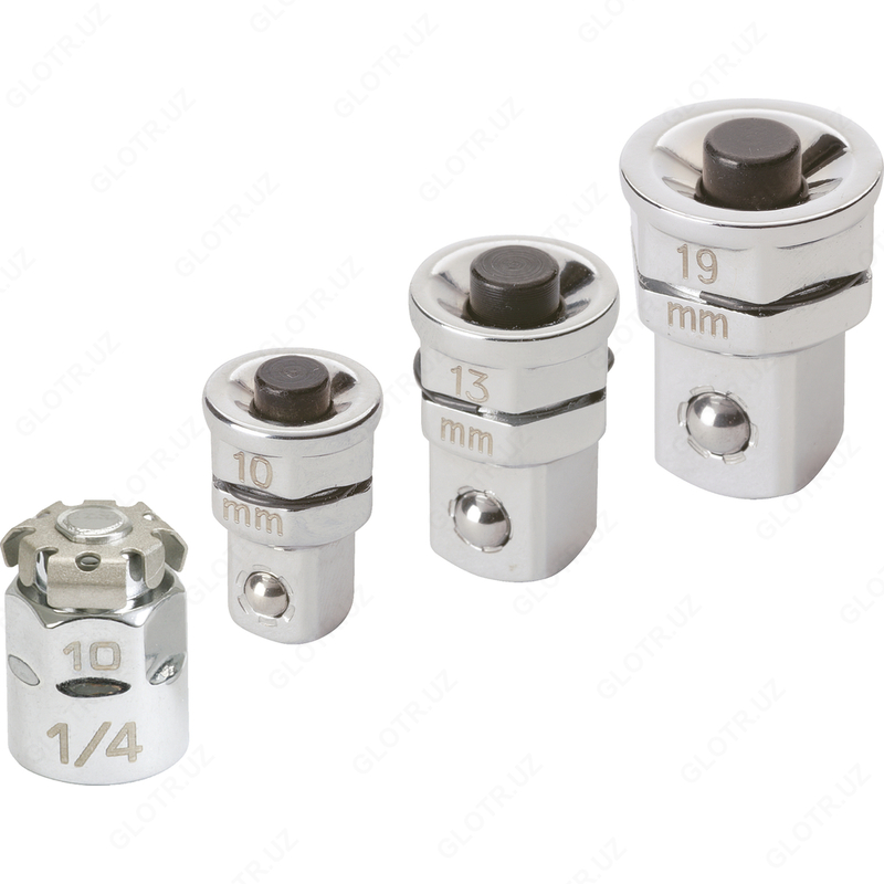 Комплект профессиональных адаптеров для торцовых головок GEARplus  метрических