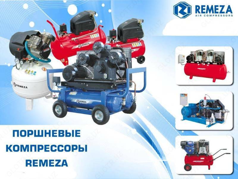 Поршневой масляный компрессор REMEZA-СБ4/С-200.АВ515 - 380 В