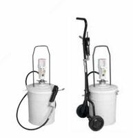  Мобильный солидолонагнетатель Samoa пневматический с насосом 55:1 для бочек 20 кг - 