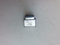 Оцинкованный стальной балансировочный грузик ITALMATIC для стальных дисков 5 грамм. Арт 3095201F