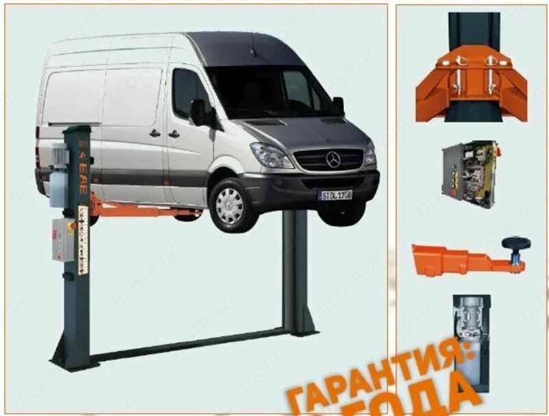   Автоподъемник двухстоечный 4 т.  гидравлический - EVERLIFT EE-6254