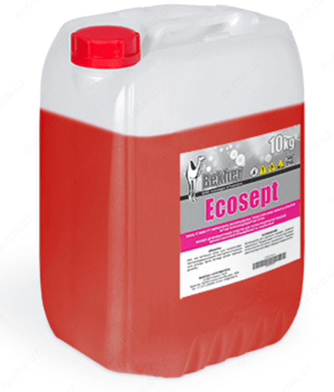 Моющее-дезинфицирующее средство для уборки предприятий пищевой  мясной и молочной промышленности  пищеблоков ECOSEPT 10 кг