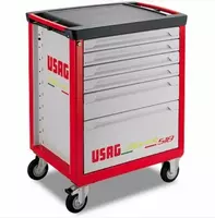 Инструментальная тележка SPRINT с инструментом USAG 74 предметов