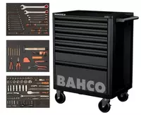 Инструментальная тележка с инструментом 216 предметов BAHCO