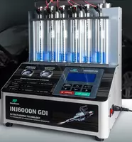 Стенд для промывки бензиновых форсунок GRUNBAUM INJ6000N GDI