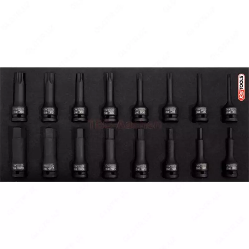 Professional zarba rozetkalari to'plami 1/2 , KS-Tools