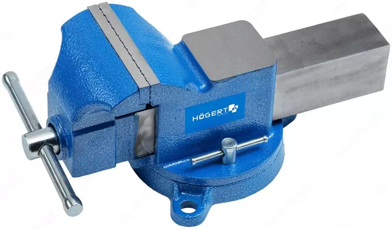 Тиски слесарные поворотные 200 мм HOEGERT HT3B619