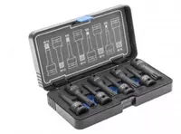 Торцевые головки  ударные spline  8 шт.: M5  M6  M8  M10  M12  M14  M16  M18  1/2″  CrMo