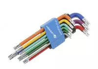   Набор Г-образных удлиненных ключей TORX  Т10-Т50  9 шт.